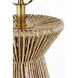 Chapman & Myers Antigua 28.5 inch 15 watt Natural Abaca Table Lamp Portable Light