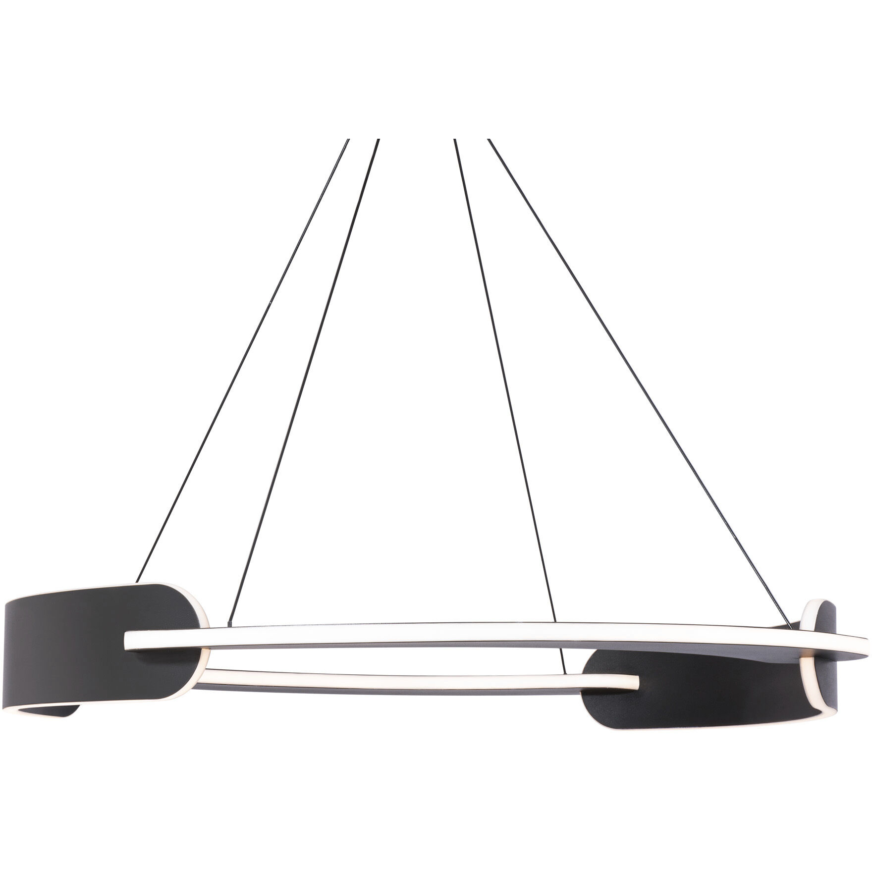 Ilios 4 Light 29 inch Black Pendant Ceiling Light