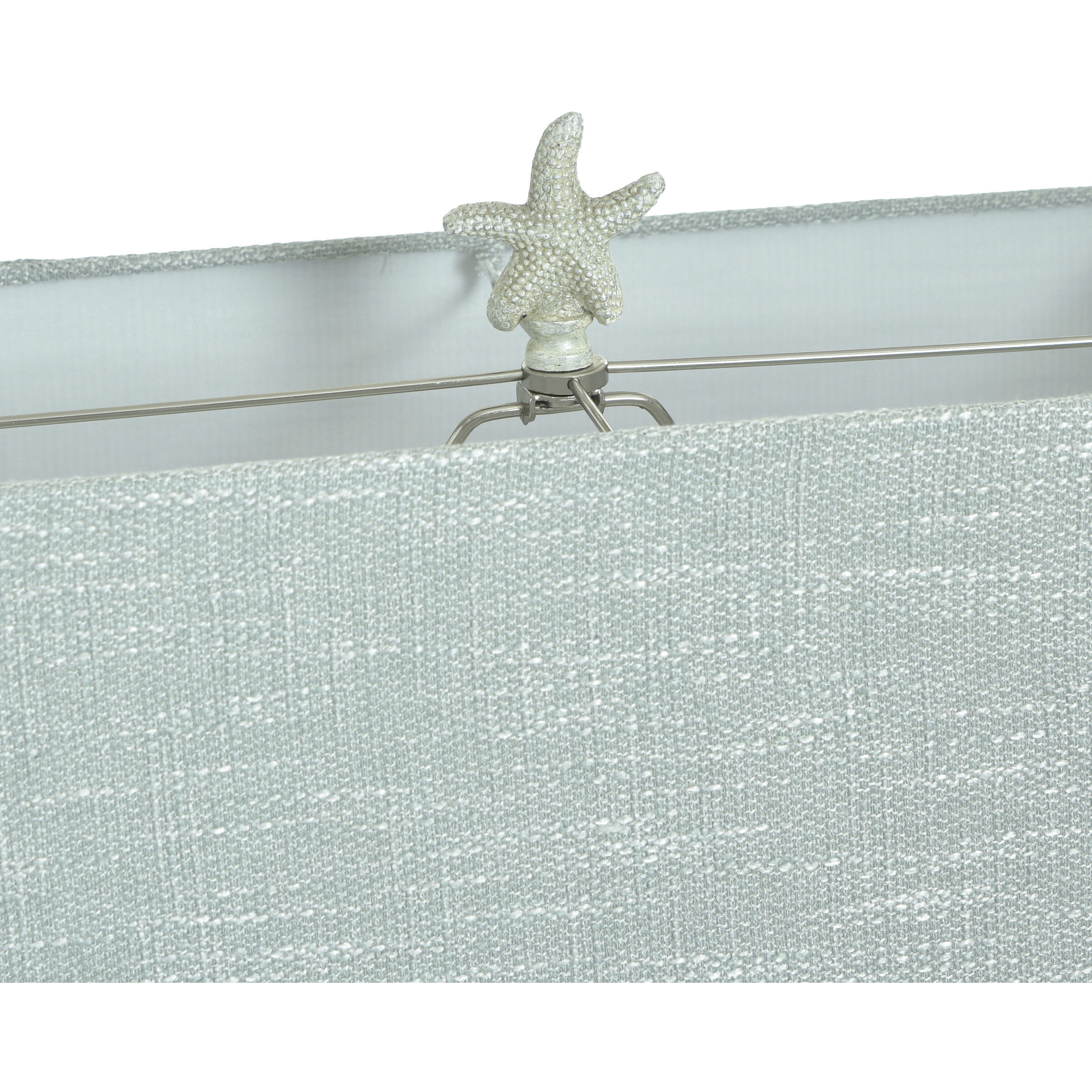 Anartia 29.5 inch 100 watt Cream and Silver Table Lamp Portable Light