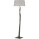 Facet 65.9 inch 100 watt Oil Rubbed Bronze Floor Lamp Portable Light in Flax