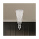 Chantant 4 Light Polished Stainless Steel Flush Mount Ceiling Light in Optic, Strand