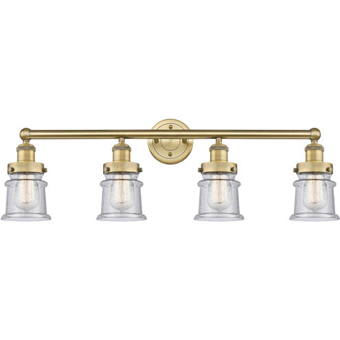 Canton 4 Light 32.25 inch Brushed Brass Bath Vanity Light Wall Light in Seedy