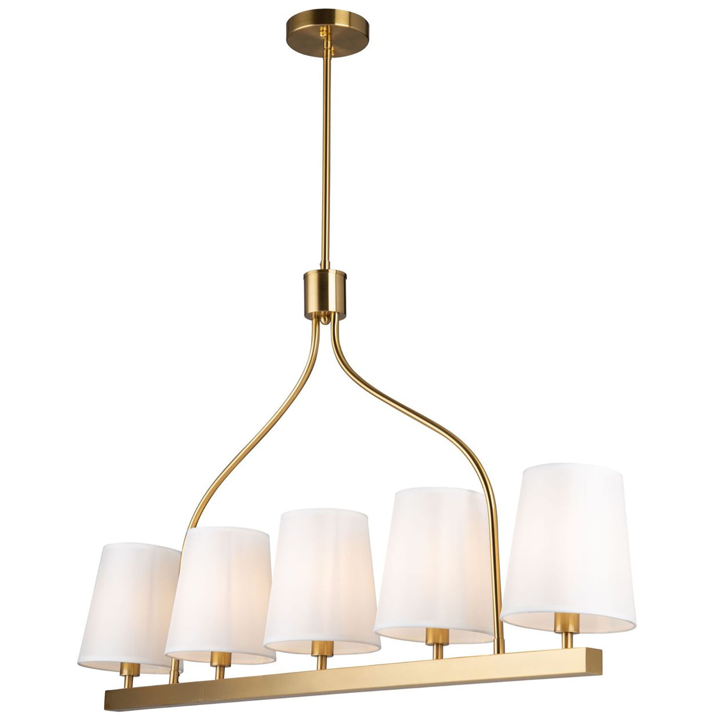 Rhythm Island Light Ceiling Light in Brushed Gold