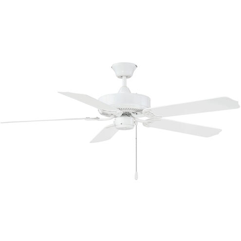 Traditional 52 inch White Outdoor Ceiling Fan