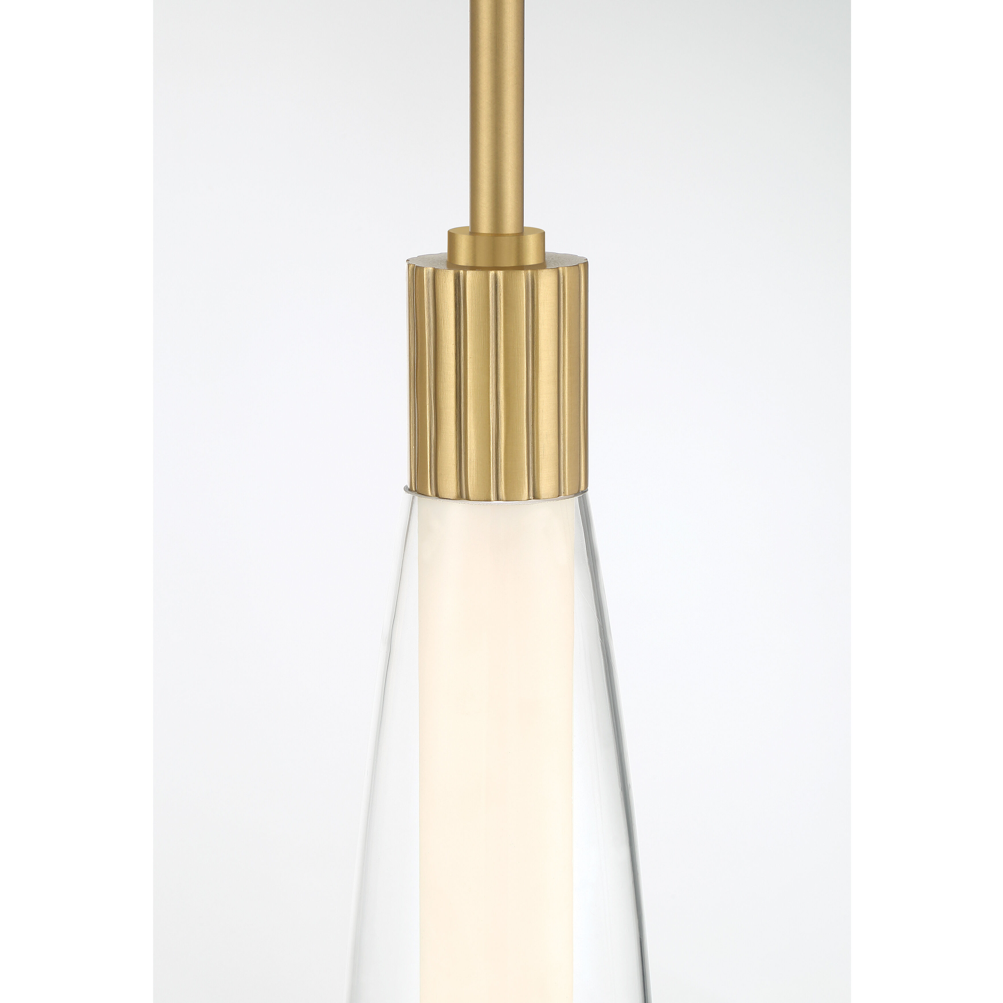 Verto LED 3 inch Legacy Brass Pendant Ceiling Light