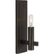 Chapman & Myers Sonnet LED 3 inch Bronze Single Sconce Wall Light in (None), Petite