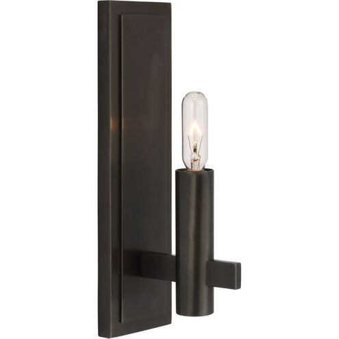 Chapman & Myers Sonnet LED 3 inch Bronze Single Sconce Wall Light in (None), Petite