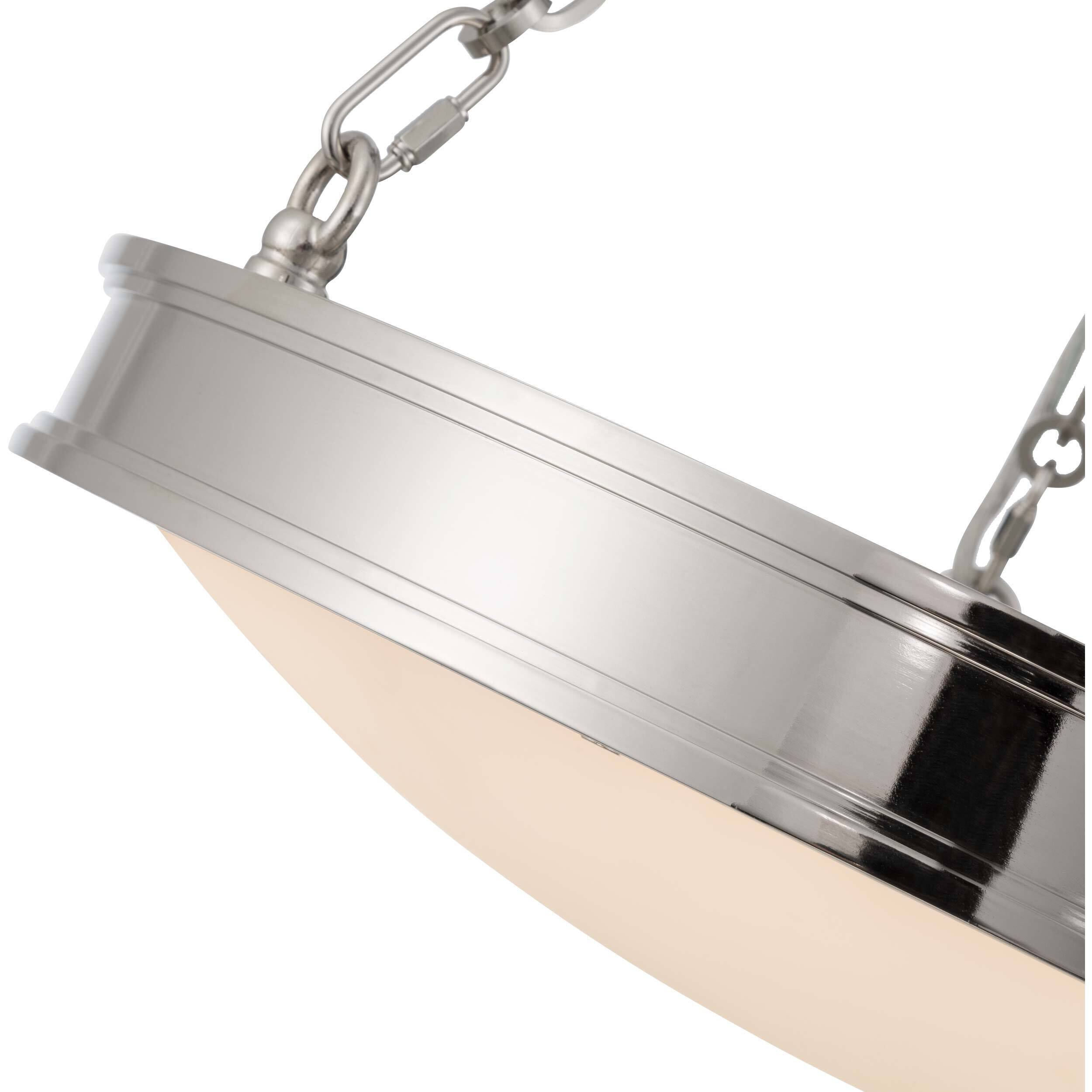 Cameron 1 Light 24 inch Polished Nickel Pendant Ceiling Light