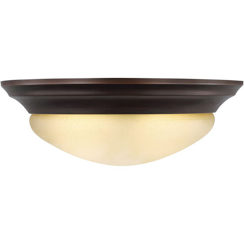 Nash 2 Light 14 inch Bronze Flush Mount Ceiling Light