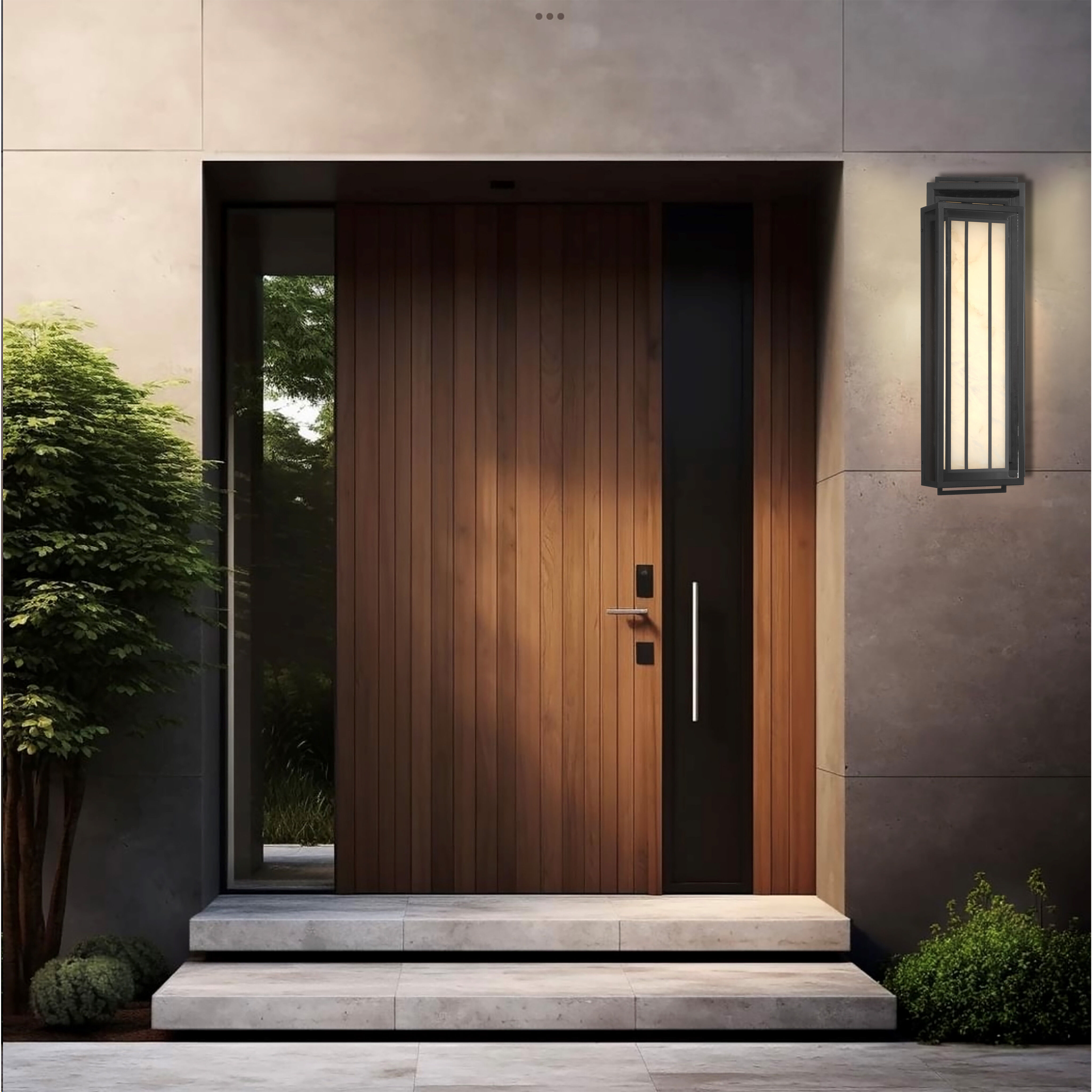 Eastly Outdoor Wall Sconce in Sand Coal, Great Outdoors