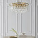 C&M by Chapman & Myers Arden 16 Light 32.88 inch Burnished Brass Chandelier Ceiling Light