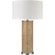 Addison 35 inch 150.00 watt Natural with Brushed Nickel Table Lamp Portable Light