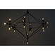 Pluto 20 Light 63 inch Matte Black Chandelier Ceiling Light, Large