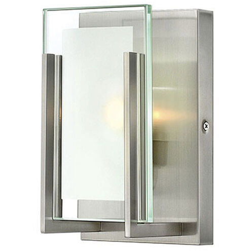 Latitude 1 Light 5 inch Brushed Nickel Vanity Light Wall Light