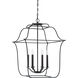 Gallery 6 Light 22 inch Royal Ebony Foyer Pendant Ceiling Light