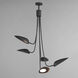 Marsh LED 43 inch Black Multi-Light Pendant Ceiling Light