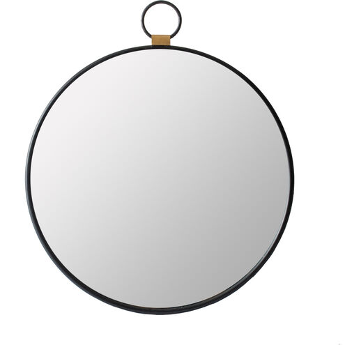Stopwatch 27.6 X 24 inch Black Wall Mirror
