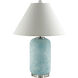 Isolde 24 inch 150 watt Blue Accent Table Lamp Portable Light