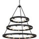 Castile 27 Light 40 inch Matte Black Chandelier Ceiling Light