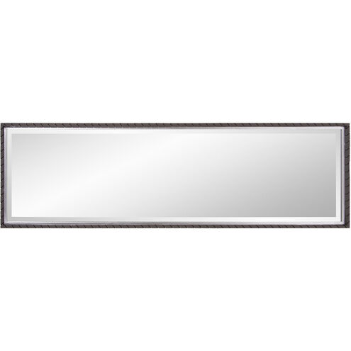 Cantera 48 X 14 inch Black with Silver Inset Dressing Mirror