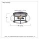 Trilogy 3 Light 16 inch Old Bronze Flush Mount Ceiling Light 