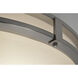 Carlisle LED 24 inch Satin Nickel Semi-Flush Mount Ceiling Light