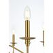 Rohan 6 Light 60 inch Satin Gold Chandelier Ceiling Light