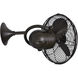 Atlas Kaye 17 inch Textured Bronze Wall/Ceiling Fan, Atlas