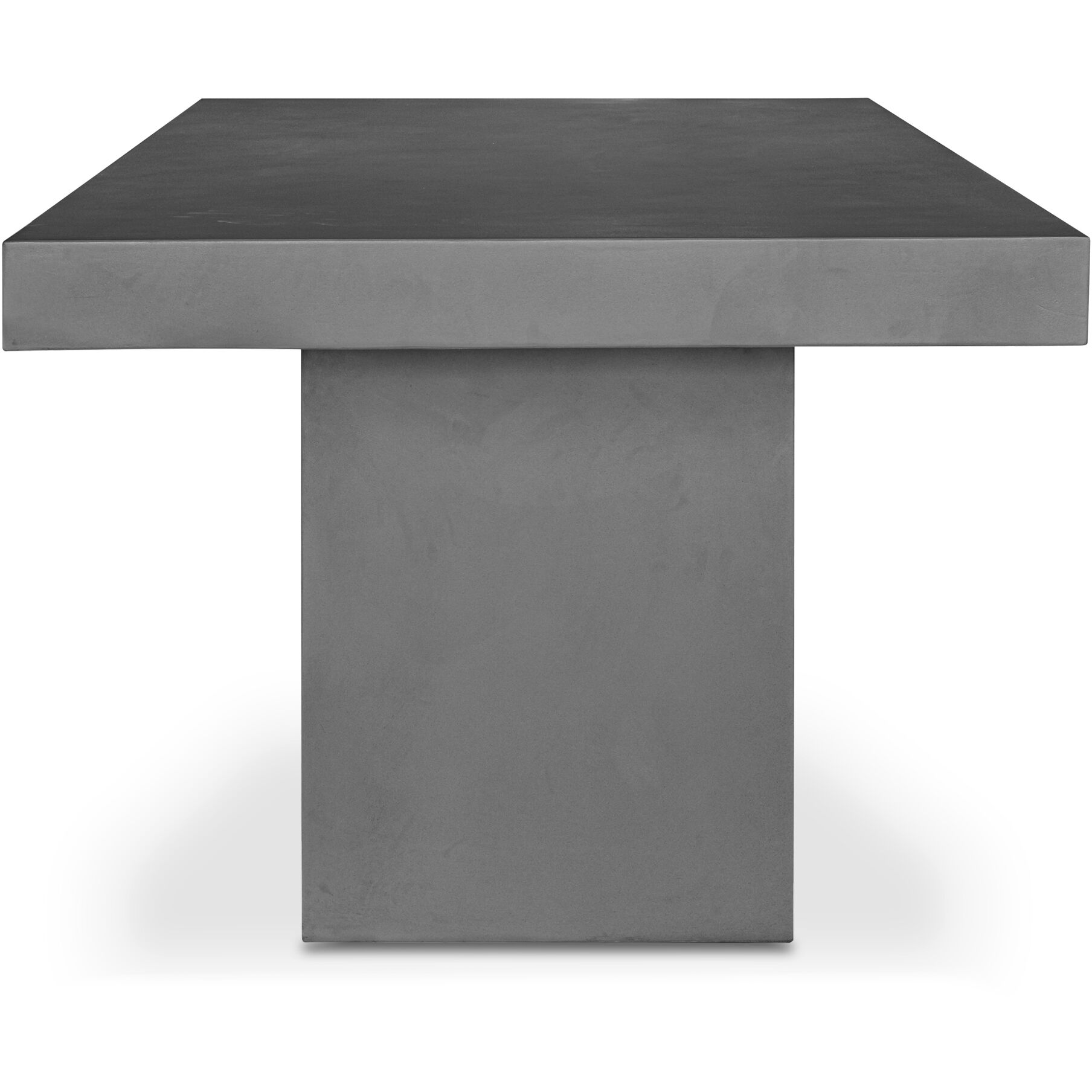 Antonius 78.75 X 39.25 inch Grey Outdoor Dining Table