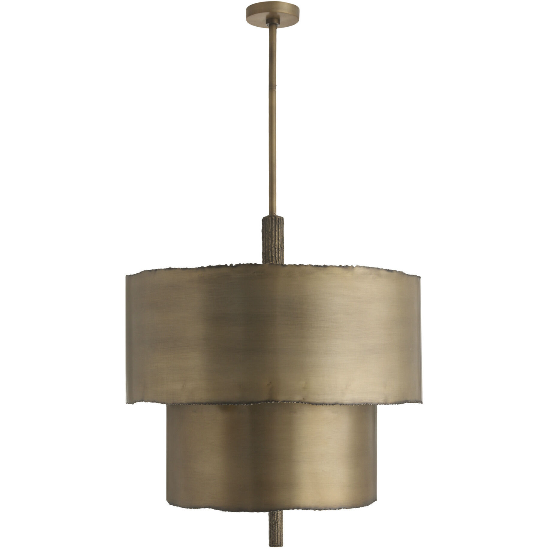 Leonardo 4 Light 28 inch Antique Brass Chandelier Ceiling Light