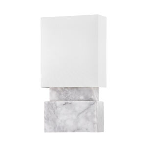 Haight LED 8 inch White Marble ADA Wall Sconce Wall Light