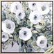 Florals Collection Green Canvas