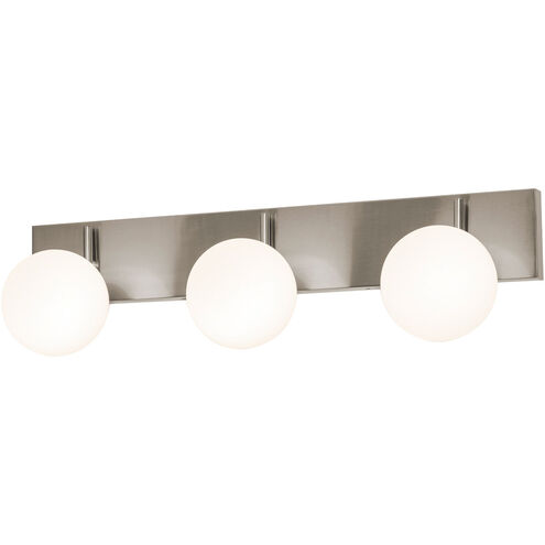 Metropolitan 3 Light 30 inch Satin Nickel Vanity Light Wall Light