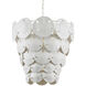 Tulum 5 Light 20 inch Sugar White Chandelier Ceiling Light, Marjorie Skouras Collection