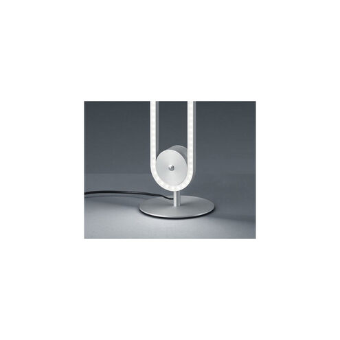 Zeitlos 24 inch 20 watt Satin Nickel with Chrome Table Lamp Portable Light, Bankamp Line