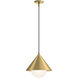 Alora Mood Remy 1 Light 13.5 inch Brushed Gold Pendant Ceiling Light