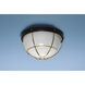 Holkham 2 Light 12.5 inch Aged Brass and Distressed Bronze Flush Mount Ceiling Light