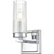Iversen Wall Sconce Wall Light in Polished Chrome