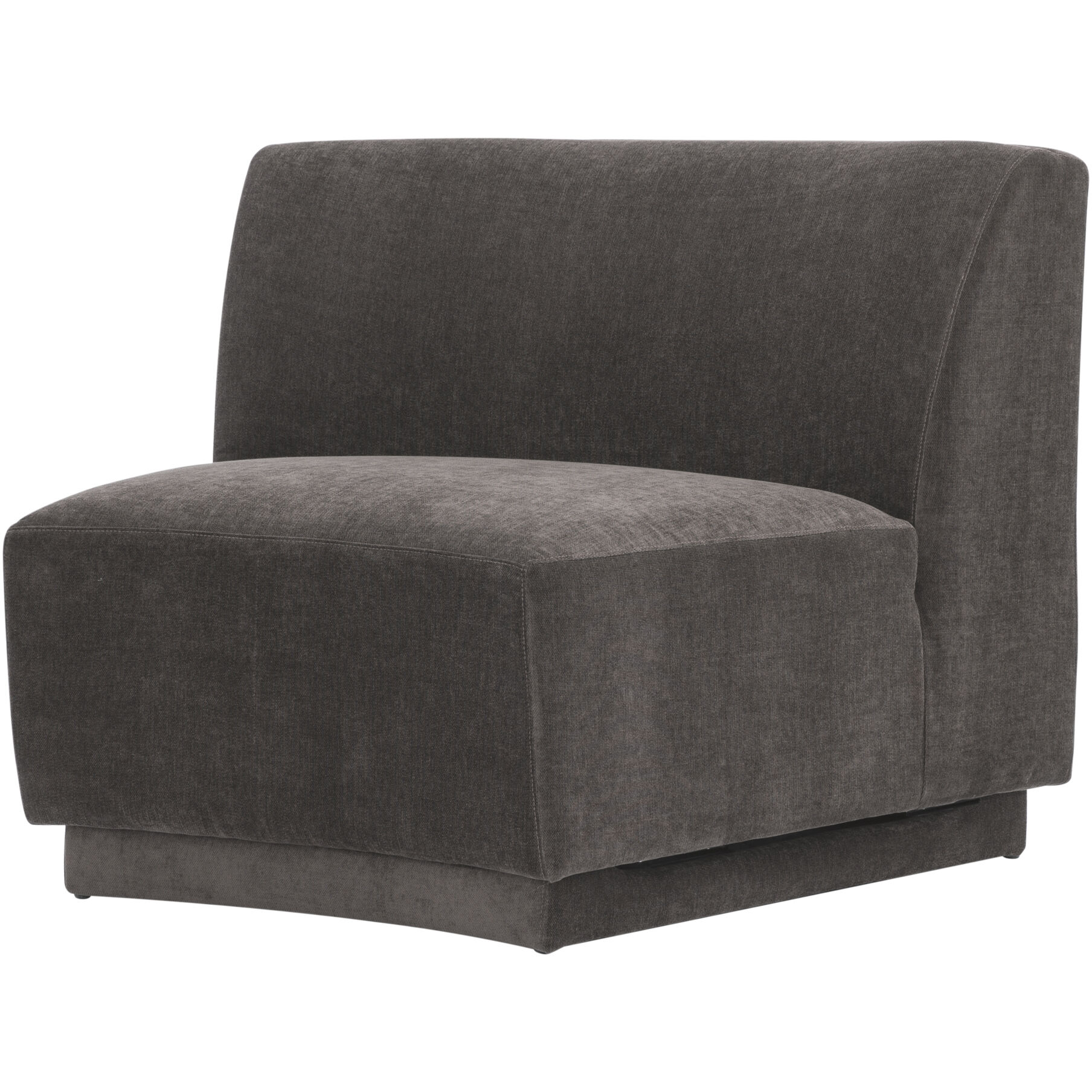 Moe's Home Collection JM-1020-25 Yoon Grey Slipper Chair