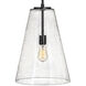 Vance 1 Light 13 inch Satin Black Indoor Pendant Ceiling Light