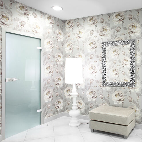 Couture 40 X 30 inch Chrome Wall Mirror