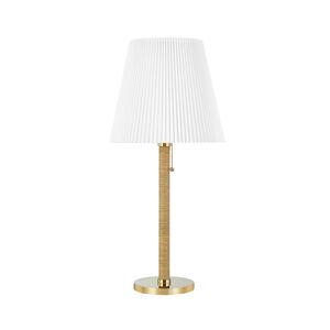 Dorset 29 inch 60.00 watt Aged Brass Table Lamp Portable Light