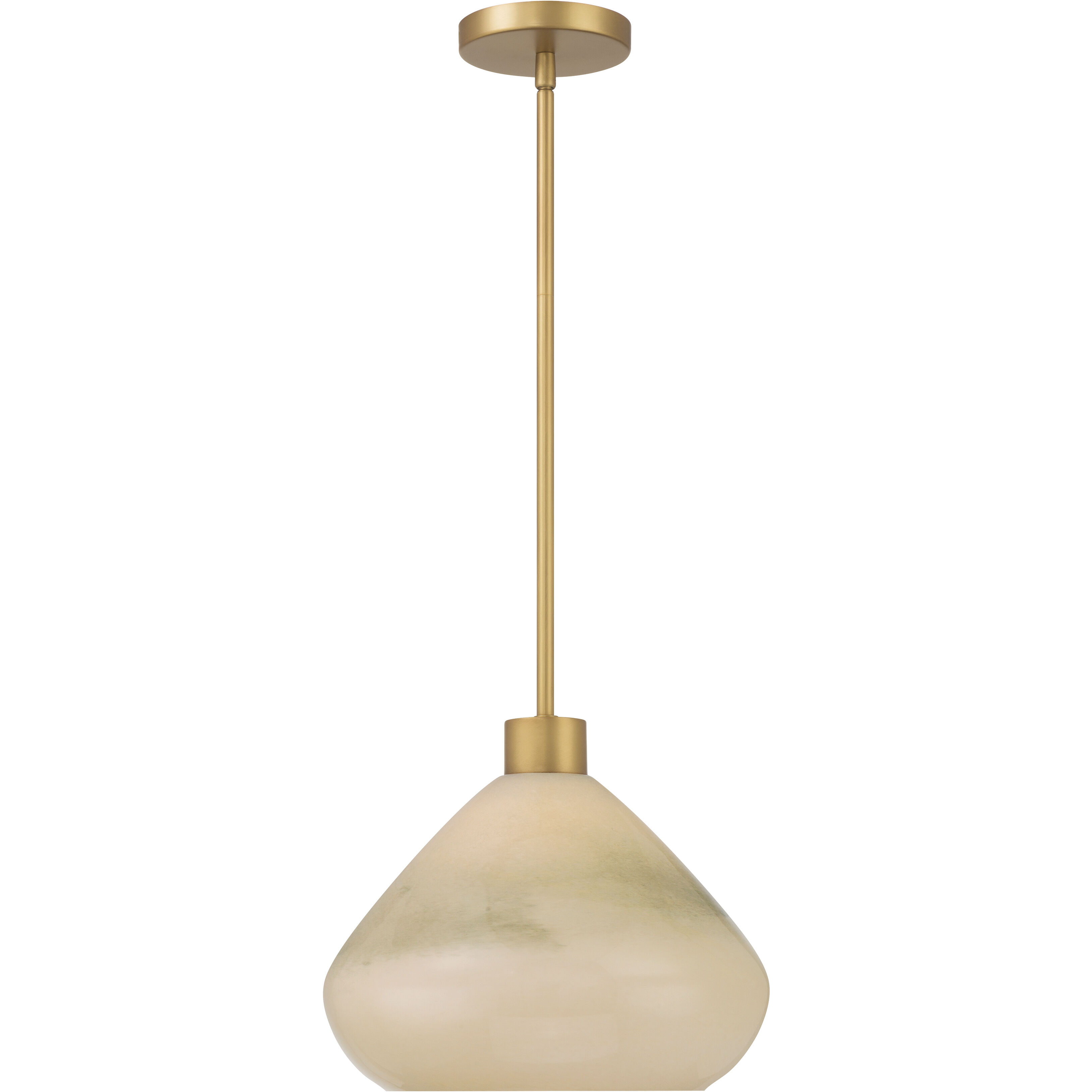 Elaris 1 Light 12.5 inch Legacy Brass Pendant Ceiling Light