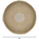 Sundial Natural and White Wall Art, Inline