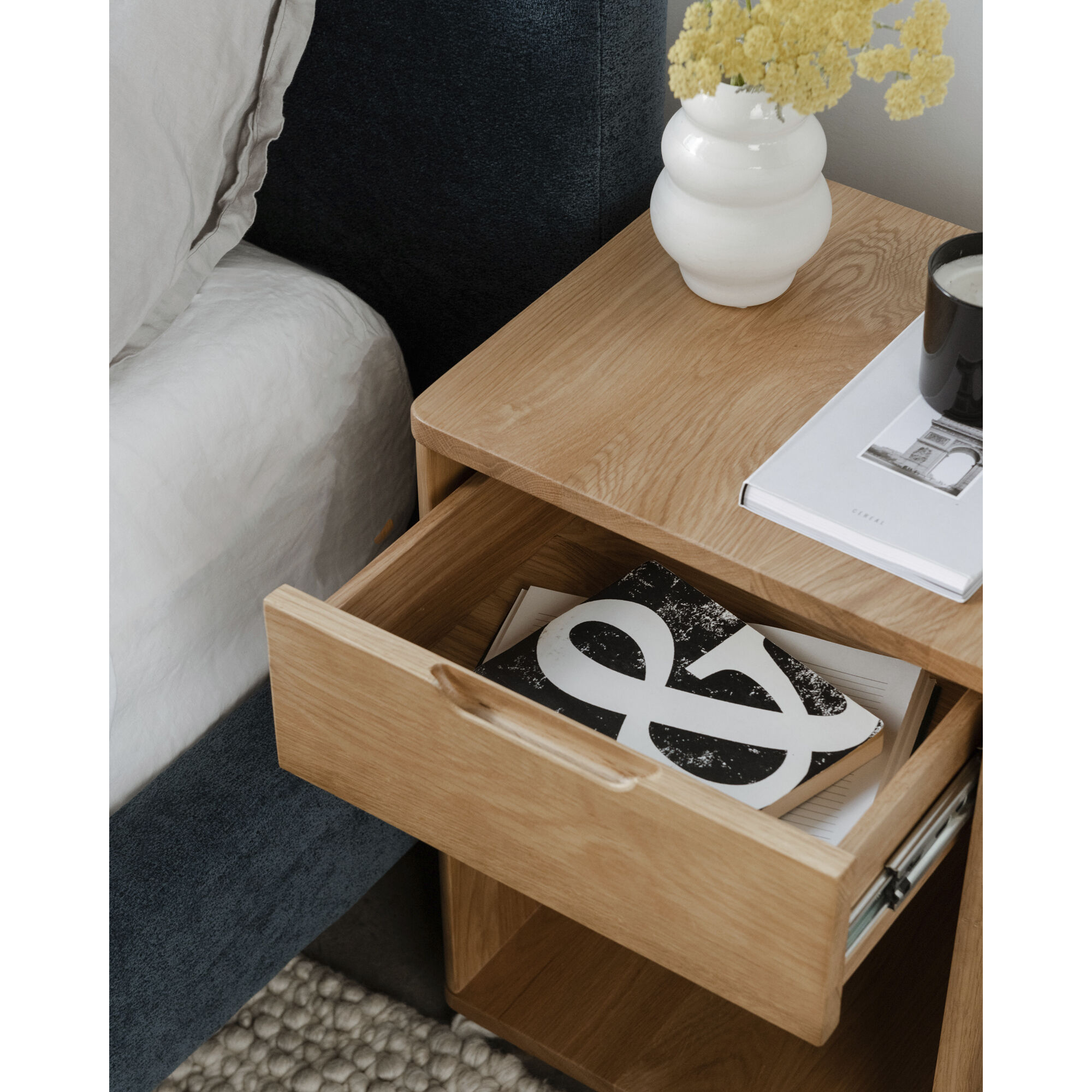 Osamu 24 X 17 inch Natural Nightstand