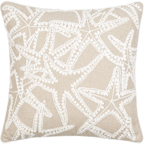 Maricopa 18 inch Cream Pillow Kit in 18 x 18, Square
