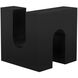 Leopold 24 X 24 inch Matte Black Side Table