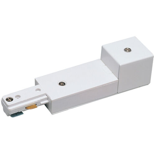 Signature 1 Light White Track Live End Conduit Feed Ceiling Light