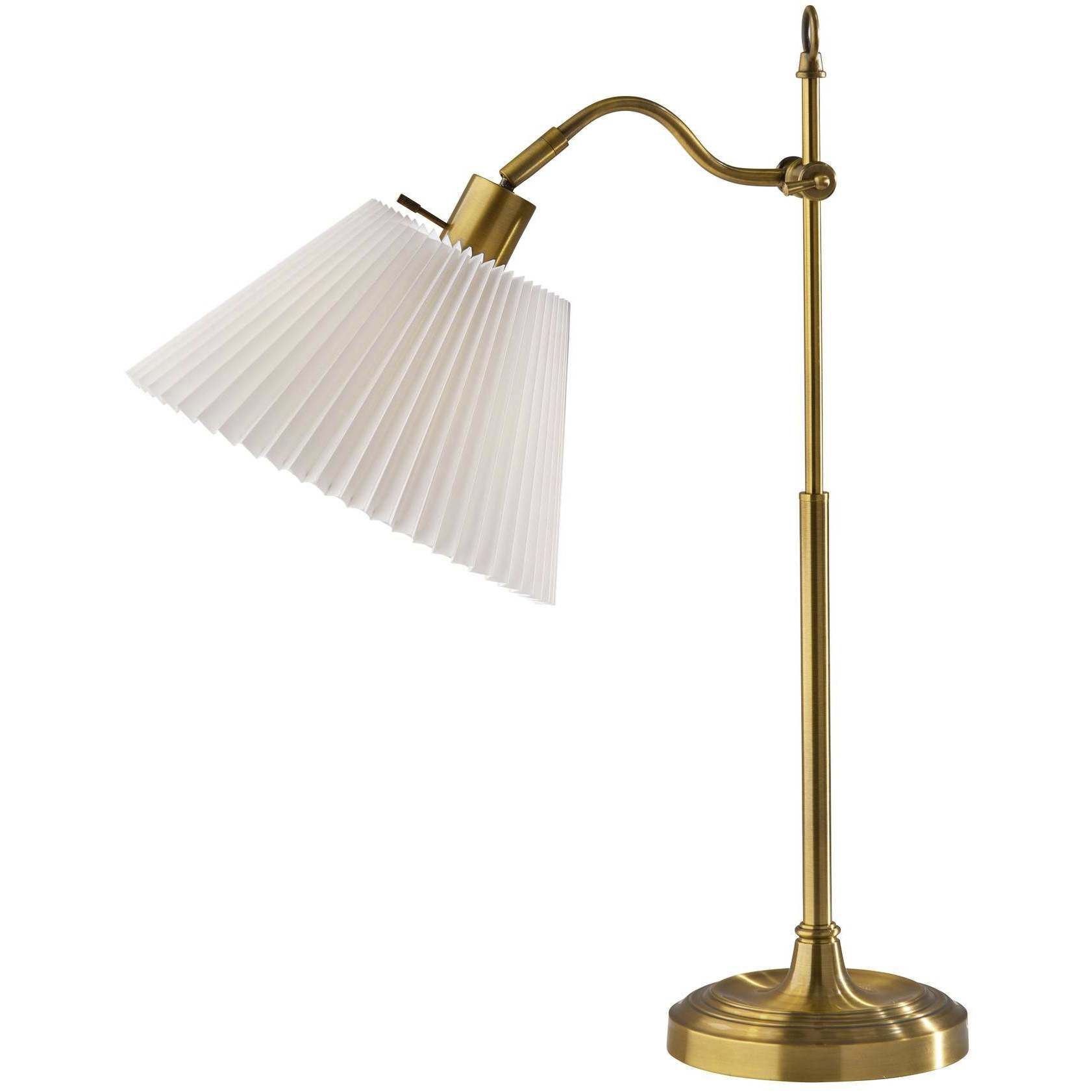 Derby 26 inch 60.00 watt Antique Brass Table Lamp Portable Light
