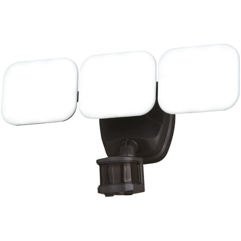 Theta LED 7.75 inch Bronze Outdoor Security in 3